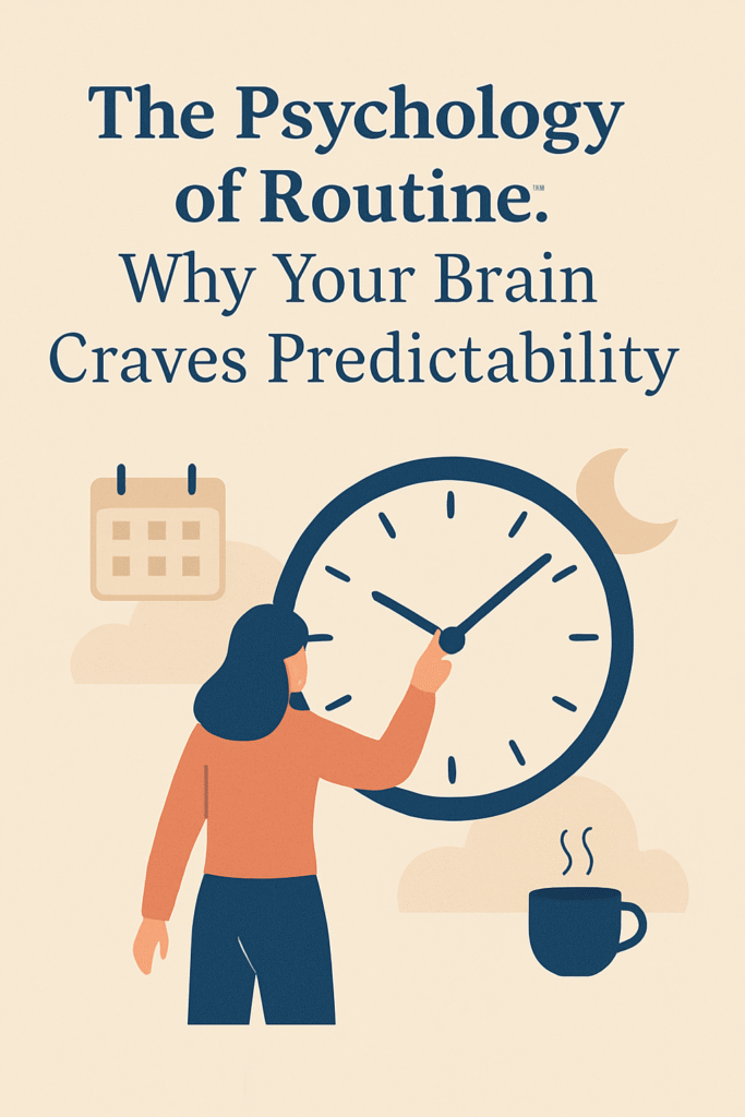 The Psychology of Routine: Why Your Brain Craves Predictability The Psychology of Routine: Why Your Brain Craves Predictability