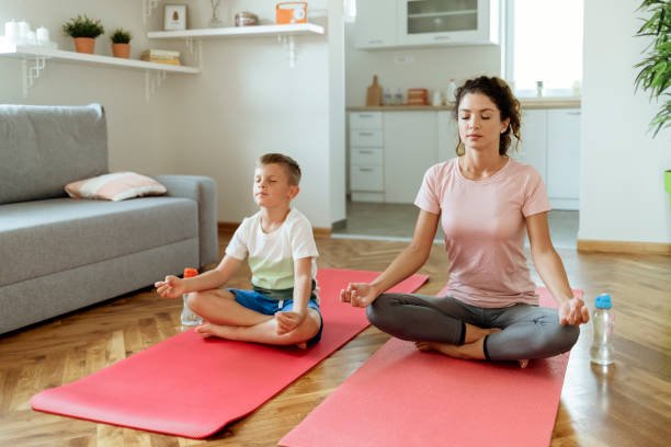 yoga is part of our weekly exercise routine