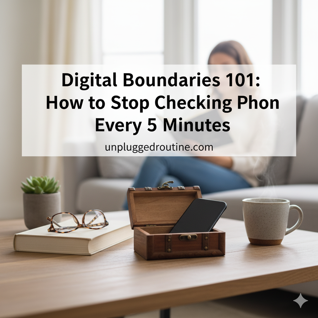 Digital Boundaries 101: How to Stop Checking Your Phone Every 5 Minutes gemini generated image xo46ahxo46ahxo46